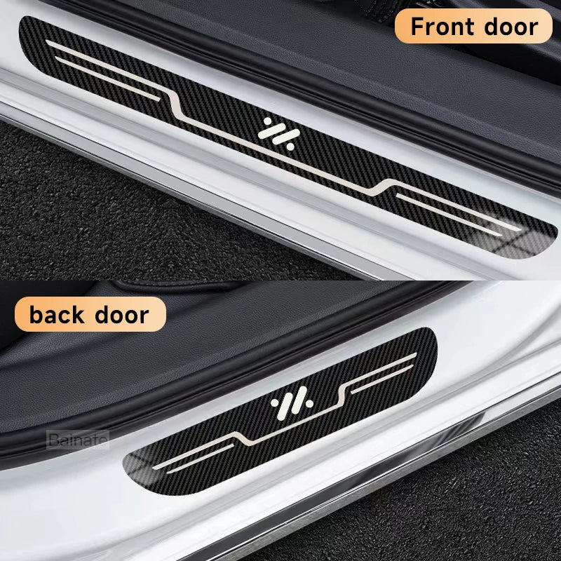 Universal Car Door Sill Protector Plates