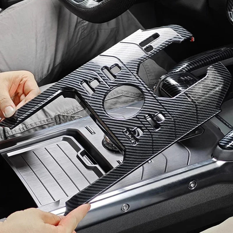Jetour T2 Traveller — Carbon Fibre Pattern Interior Trim Stickers & Frame Kit