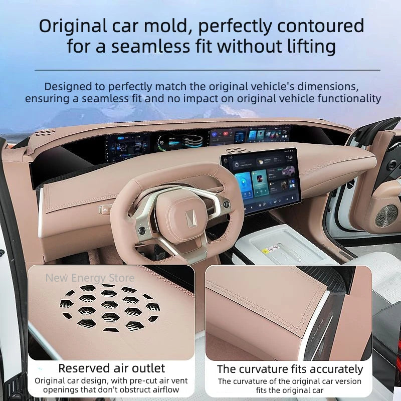 Avatr 07 — Leather Dashboard Sunshade & Heat Insulation Pad (2024–2026)
