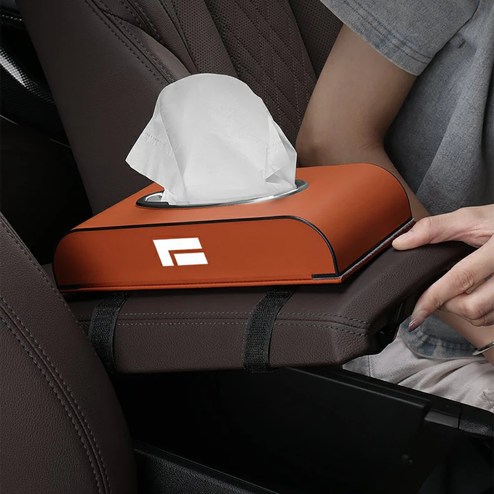 ROX ADAMAS — Microfiber Armrest Hanging Tissue Box & Storage Bag (2026)