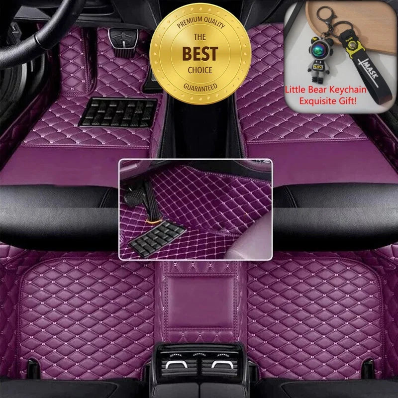 ROX ADAMAS — Custom-Fit PU Leather Luxury Floor Mats, LHD & RHD, All-Weather (2025–2026)