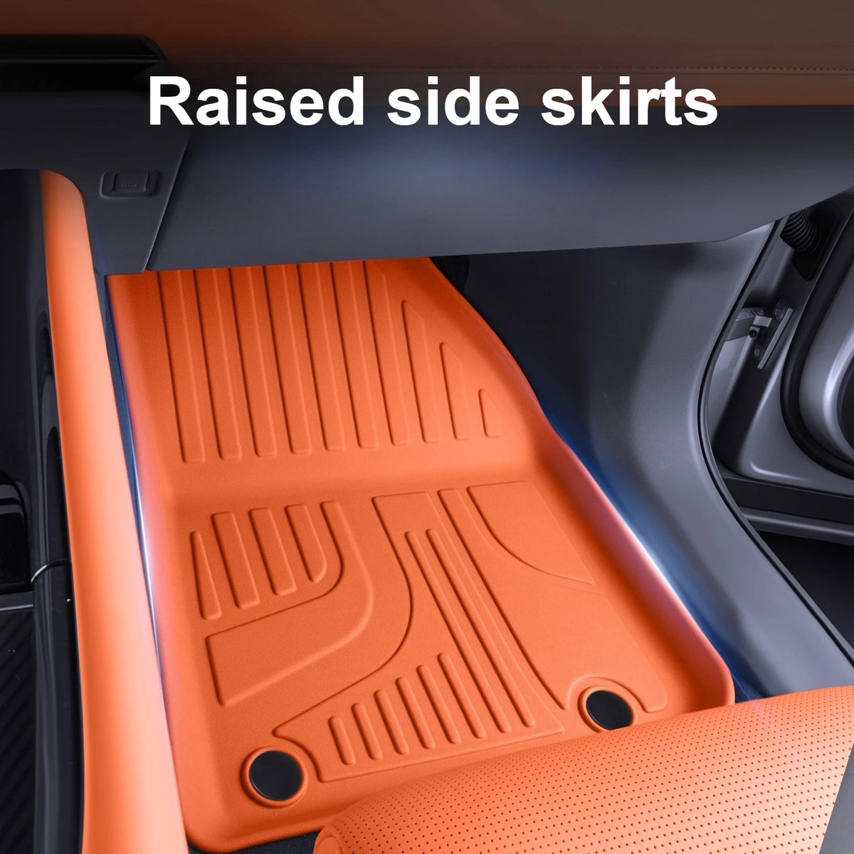 BYD Leopard / Titanium 7 — Full-Coverage 3D TPE Floor Mats, 5-Seat Set (2025)