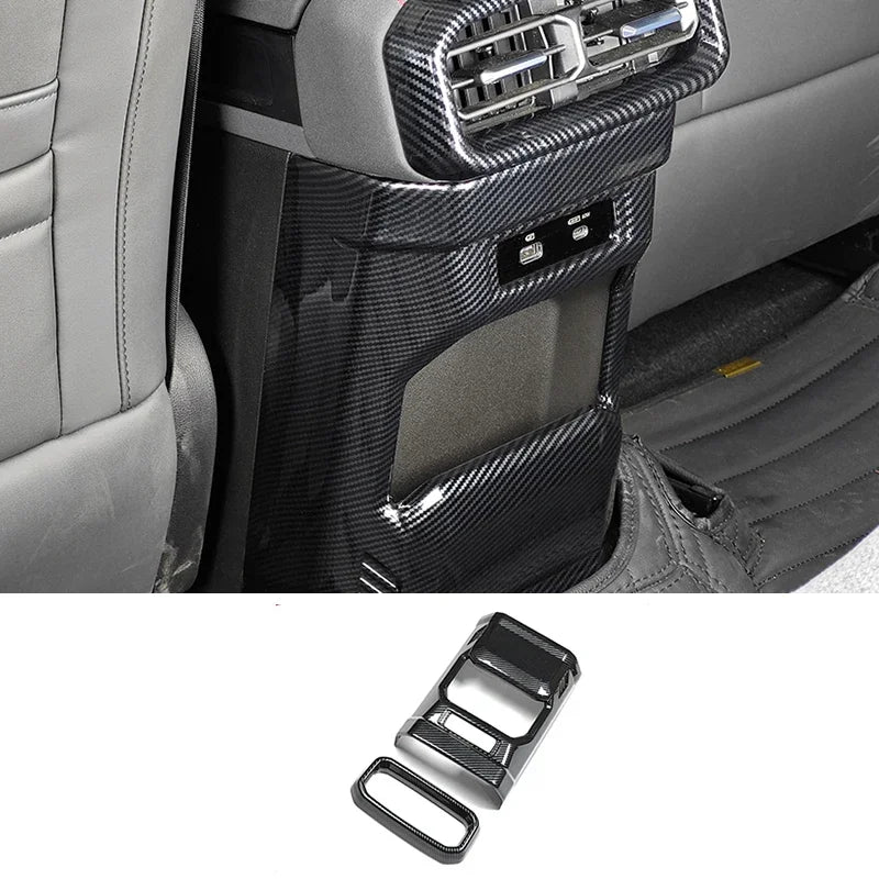 Jetour T2 Traveller — Carbon Fibre Pattern Interior Trim Stickers & Frame Kit