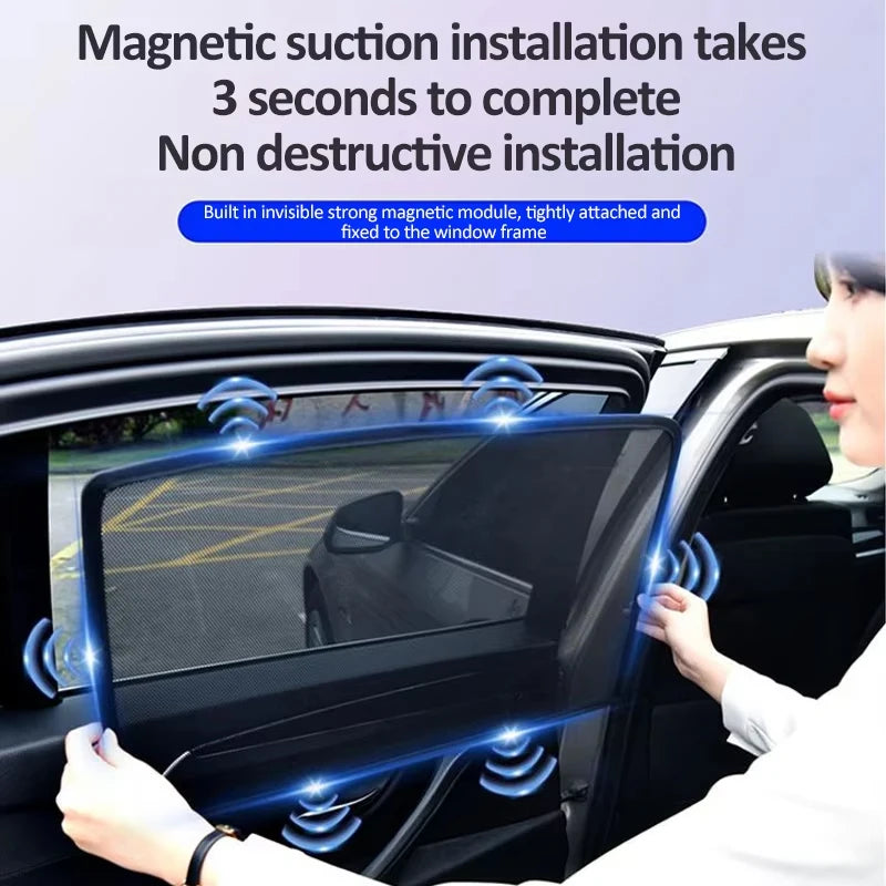 Jaecoo J7 / Lucano L7 / Chery Tansuo 06 — Full Coverage Magnetic Sunshade Set (2023–2026)
