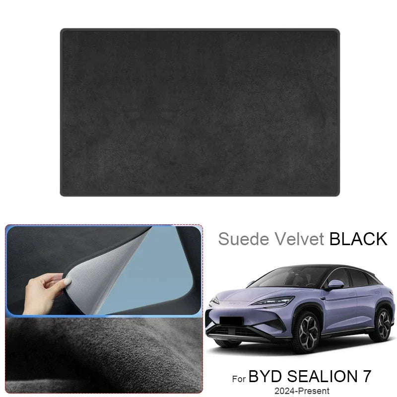 BYD Sealion 7 — Suede Electrostatic Sunroof Sunshade, UV & Heat Insulation (2025–Present)