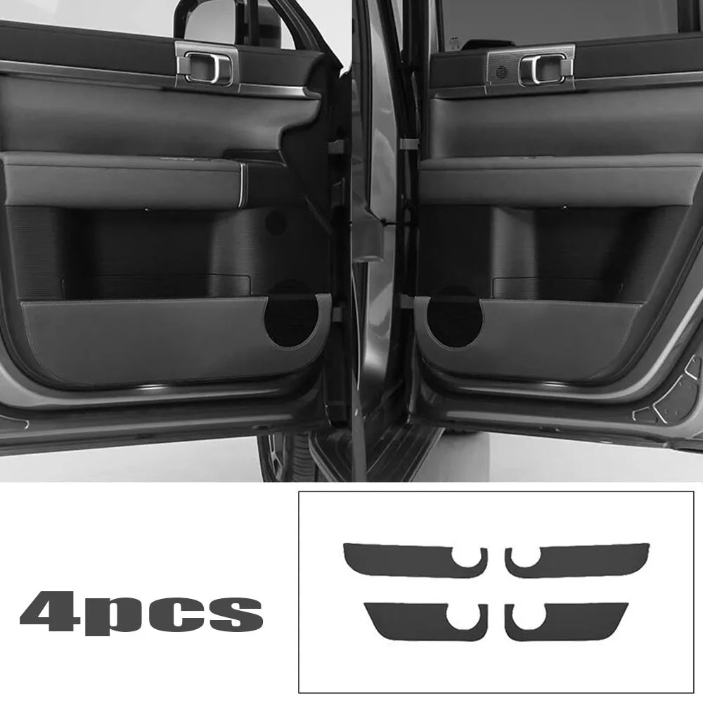 BYD Equation / Leopard / Titanium 7 — Leather Door Anti-Kick Pad Set (2025–2026)