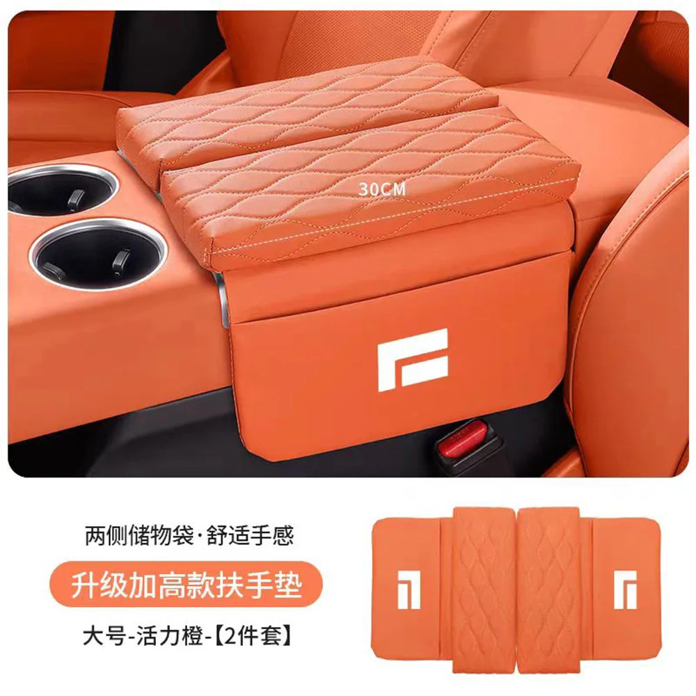 ROX ADAMAS — Double Door Armrest Box Height-Raising Pad & Storage Bag (2026)
