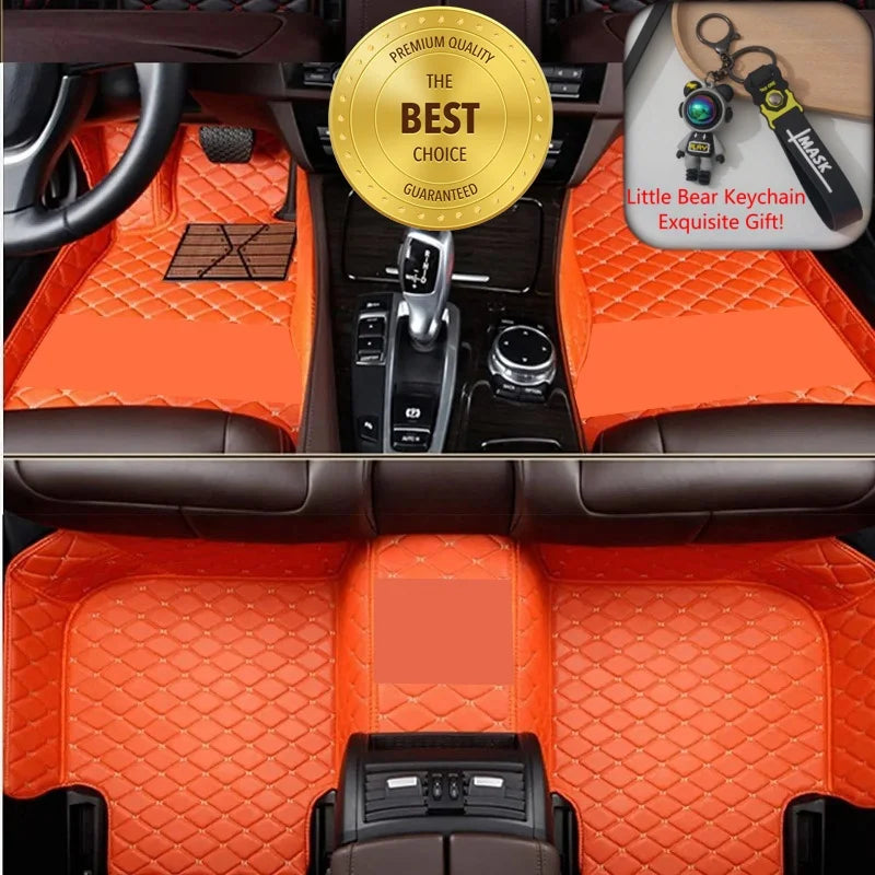 ROX ADAMAS — Custom-Fit PU Leather Luxury Floor Mats, LHD & RHD, All-Weather (2025–2026)
