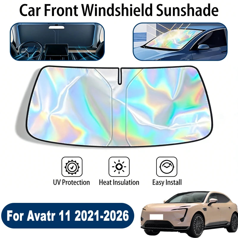 Avatr 11 — Foldable UV Reflective Windshield Sunshade (2021–2026)
