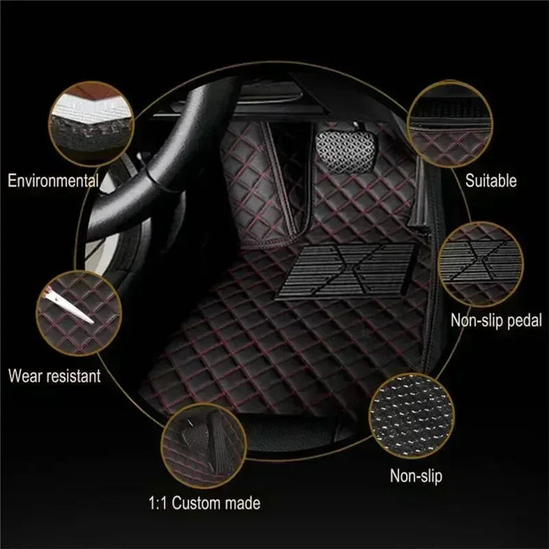 WEY 03 Leather Floor Mats