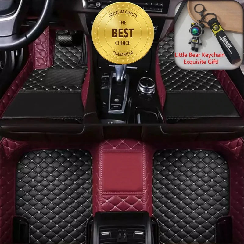 ROX ADAMAS — Custom-Fit PU Leather Luxury Floor Mats, LHD & RHD, All-Weather (2025–2026)