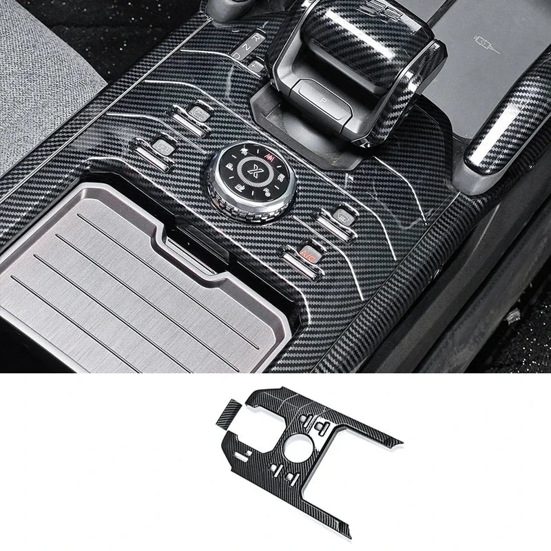 Jetour T2 Traveller — Carbon Fibre Pattern Interior Trim Stickers & Frame Kit