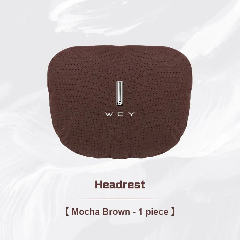 WEY Suede Neck & Lumbar Pillow