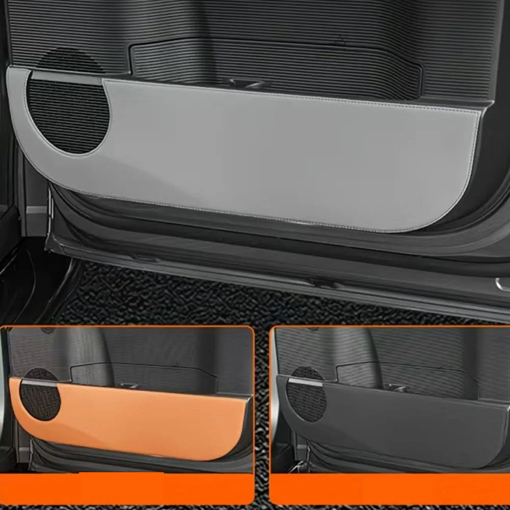 BYD Equation / Leopard / Titanium 7 — Leather Door Anti-Kick Pad Set (2025–2026)