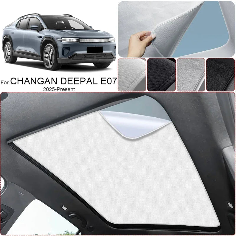 DEEPAL E07 — Suede Electrostatic Sunroof Sunshade, UV & Heat Insulation (2025–2026)