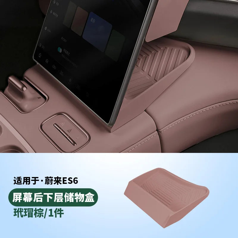 NIO EL6 / EC6 — Behind-Screen Centre Console Storage Box & Organiser Tray (2023–2025)