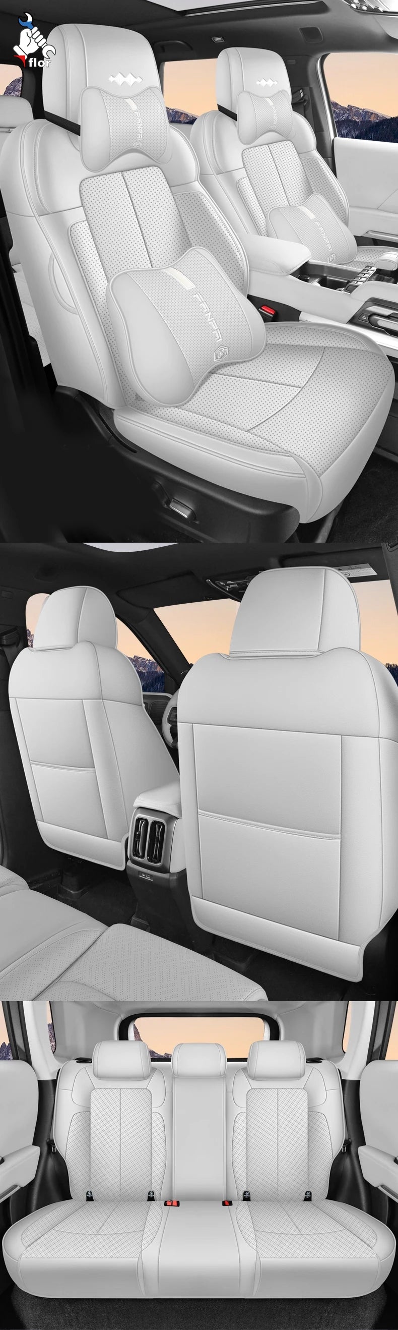 BYD Leopard / Titanium 7 — Custom-Fit Full-Surround Seat Cover Set, LHD (2025–2026)