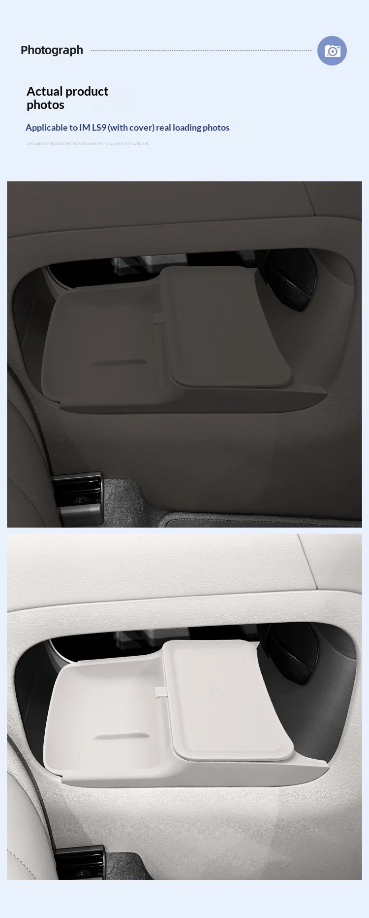 2026 iM LS9 / LS8 — Silicone Centre Console Storage Box