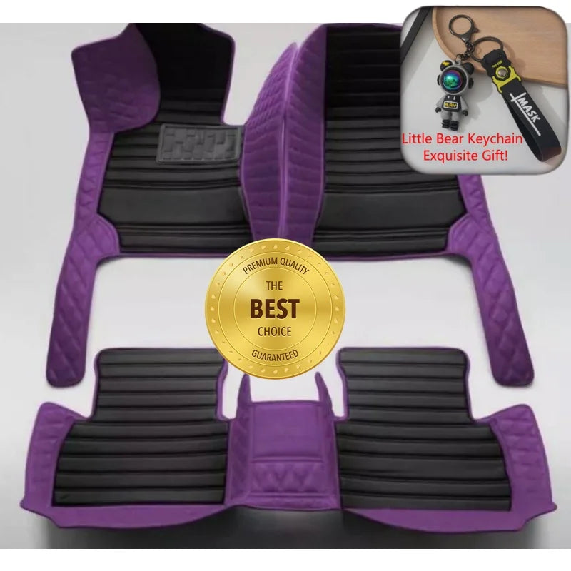 ROX ADAMAS — Custom-Fit PU Leather Luxury Floor Mats, LHD & RHD, All-Weather (2025–2026)