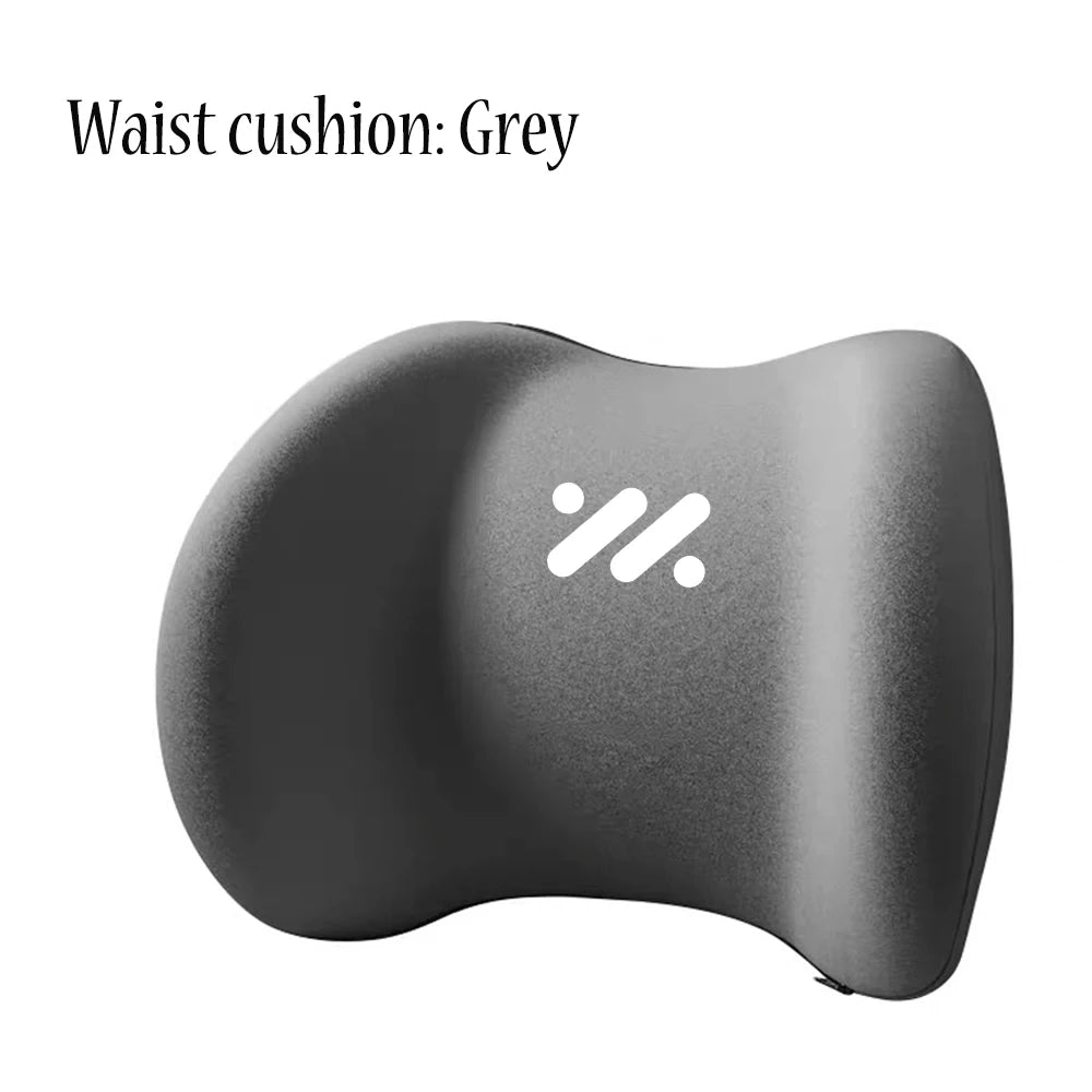 Universal Car Memory Foam Neck & Lumbar Pillow