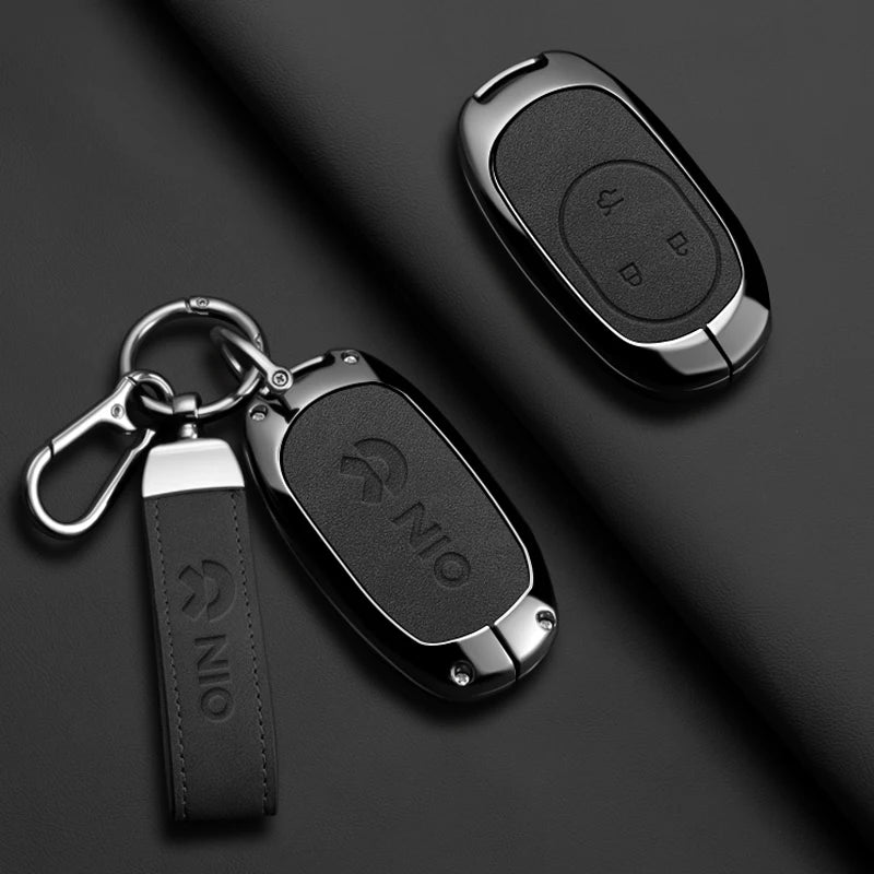 NIO ET5 / ET7 / ES6 / ES7 / ES8 / EC6 / EC7 — Zinc Alloy Key Fob Case & Keychain (Full Range)