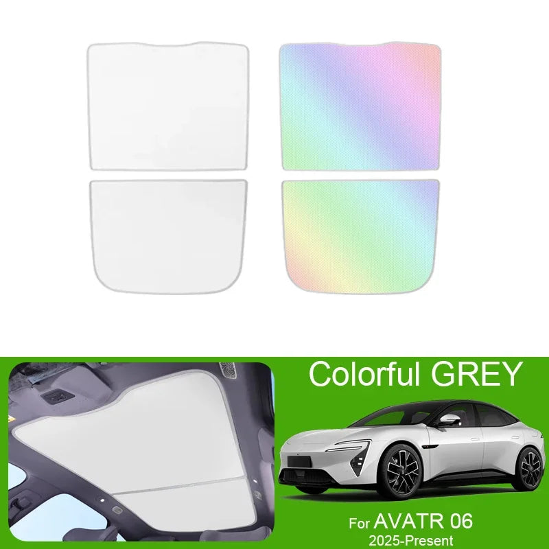 Avatr 06 — Ice Crystal Sunroof Sunshade, UV & Heat Insulation (2025–Present)