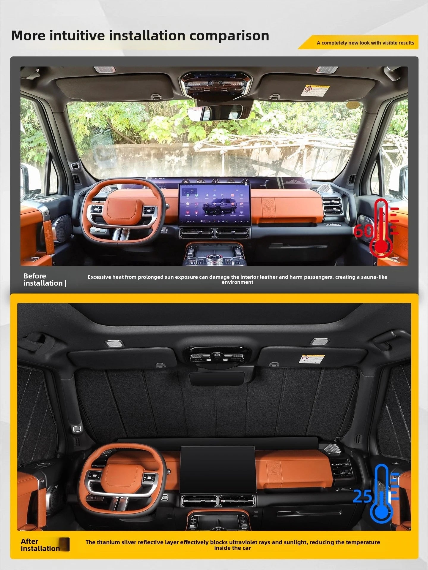 Jetour G700 Privacy Sun Curtain