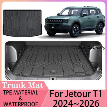 Jetour T1 — TPE Waterproof Boot Mat & Trunk Tray Protector (2024–2026)