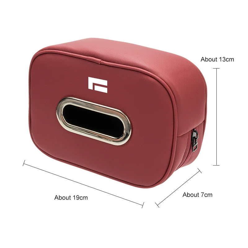 BAIC JISHI Polestone 01 / ROX 01 — Microfiber Leather Tissue Box & Armrest Storage Bag