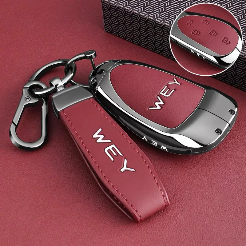 WEY 03 — Premium Zinc Alloy Key Fob Case & Cover