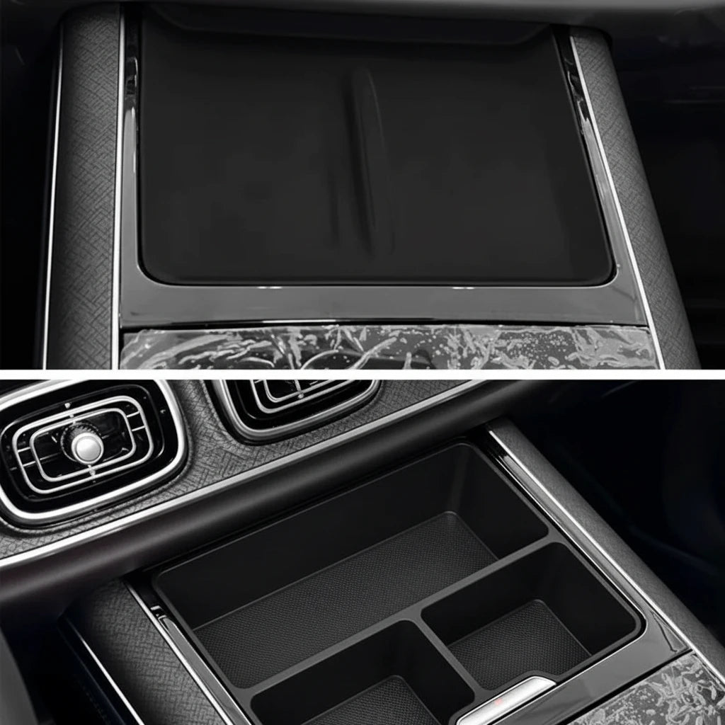 Jaecoo J8 — Central Console Storage Box, Cup Holder & Rear Screen Organiser (2024–2026)