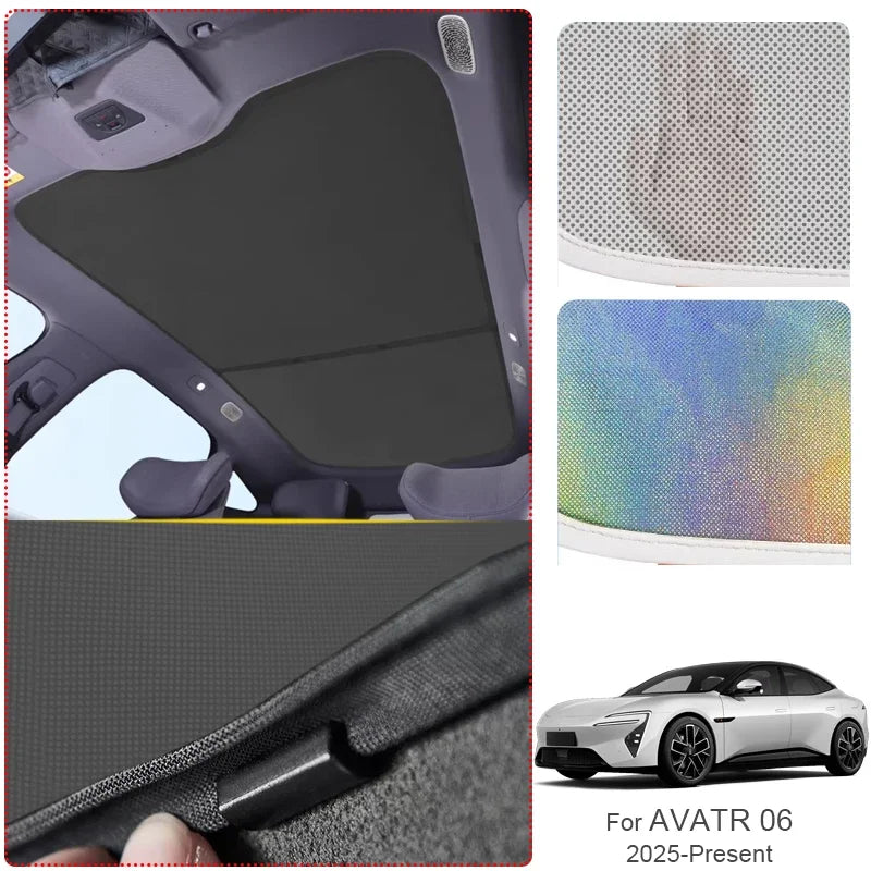 Avatr 06 — Ice Crystal Sunroof Sunshade, UV & Heat Insulation (2025–Present)