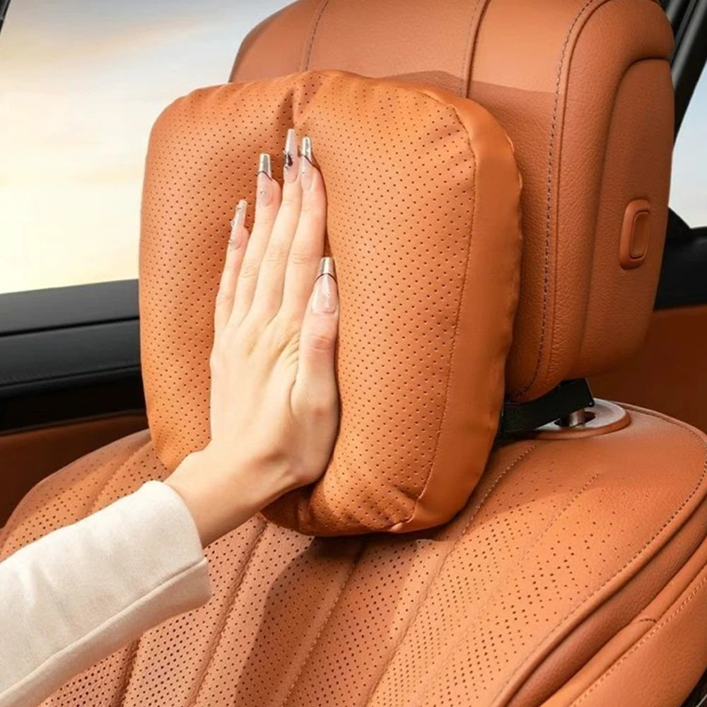 BYD Tang L / Sealion 8 — Suede Neck Support Headrest Pillow (2025–2026)