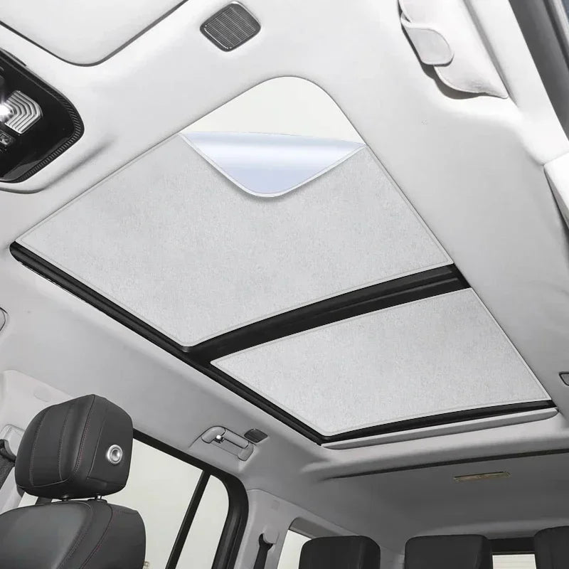 Jetour G700 — Suede Electrostatic Sunroof Sunshade, UV & Heat Insulation (2025–Present)