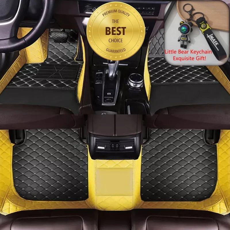 ROX ADAMAS — Custom-Fit PU Leather Luxury Floor Mats, LHD & RHD, All-Weather (2025–2026)