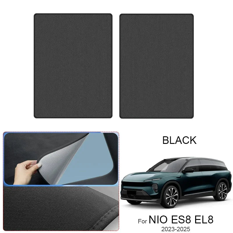 NIO EL8 — Suede Fabric Electrostatic Sunroof Sunshade, UV & Heat Insulation (2023–Present)