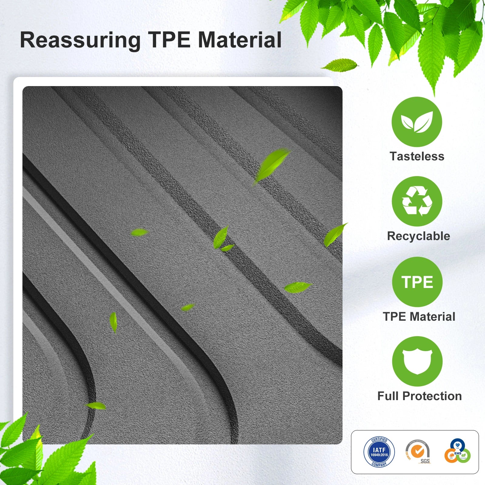 BYD Atto 2 EV / Yuan UP — 3D TPE Floor Mats & Cargo Trunk Pad (2025–2026)