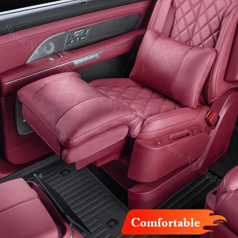 NIO EL8 — Mid-Row Leg Rest & Lumbar Support Cushion with Heightening Pad (2026)