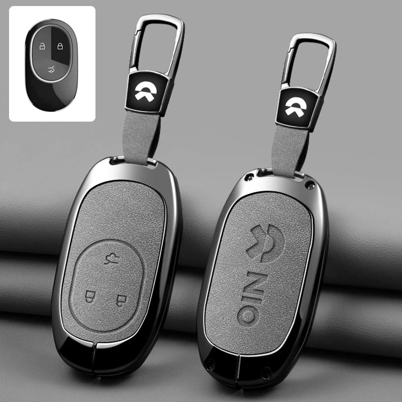 NIO ET5 / ET7 / ES6 / ES7 / ES8 / EC6 / EC7 — Zinc Alloy Key Fob Case & Keychain (Full Range)