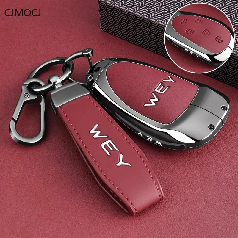 WEY 03 — Premium Zinc Alloy Key Fob Case & Cover