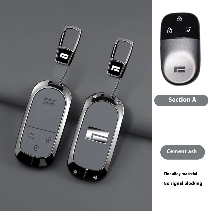 ROX 01 — Zinc Alloy & Leather Key Fob Case & Keychain (2023–2025)