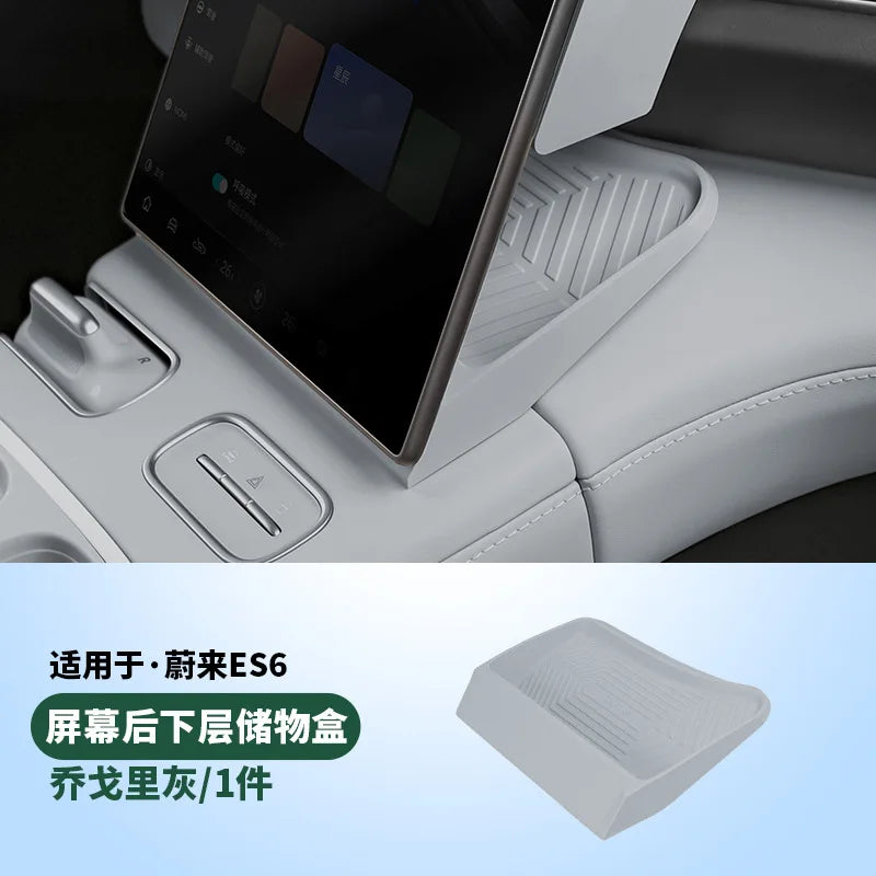 NIO EL6 / EC6 — Behind-Screen Centre Console Storage Box & Organiser Tray (2023–2025)