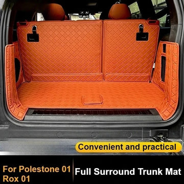 BAIC JISHI Polestone 01 / ROX 01 — Leather 3D Full Coverage Boot Mat, Scratch-Resistant (2023–2025)