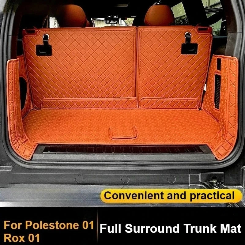 BAIC JISHI Polestone 01 / ROX 01 — Leather 3D Full Coverage Boot Mat, Scratch-Resistant (2023–2025)