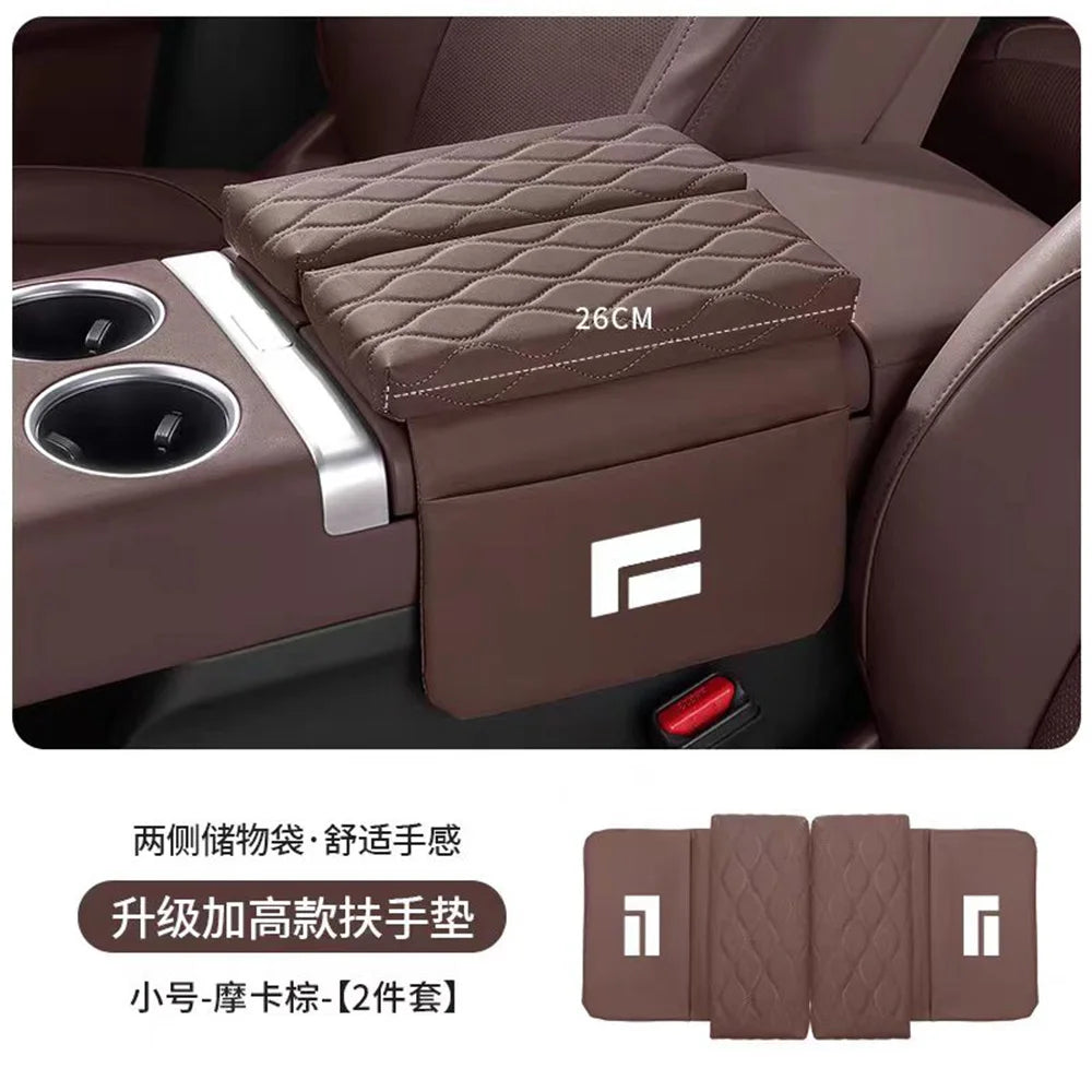 ROX ADAMAS — Double Door Armrest Box Height-Raising Pad & Storage Bag (2026)