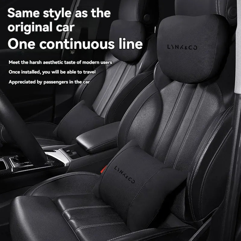 Lynk & Co 01 / 02 / 03 / 01 PHEV — Neck Headrest & Lumbar Support Pillow Set