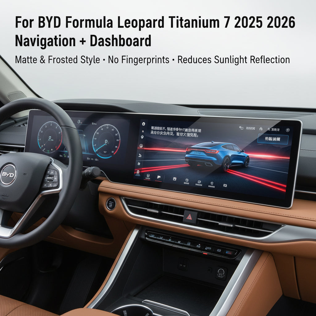 BYD Leopard / Titanium 7 — Tempered Glass Navigation Screen Protector (2025–2026)