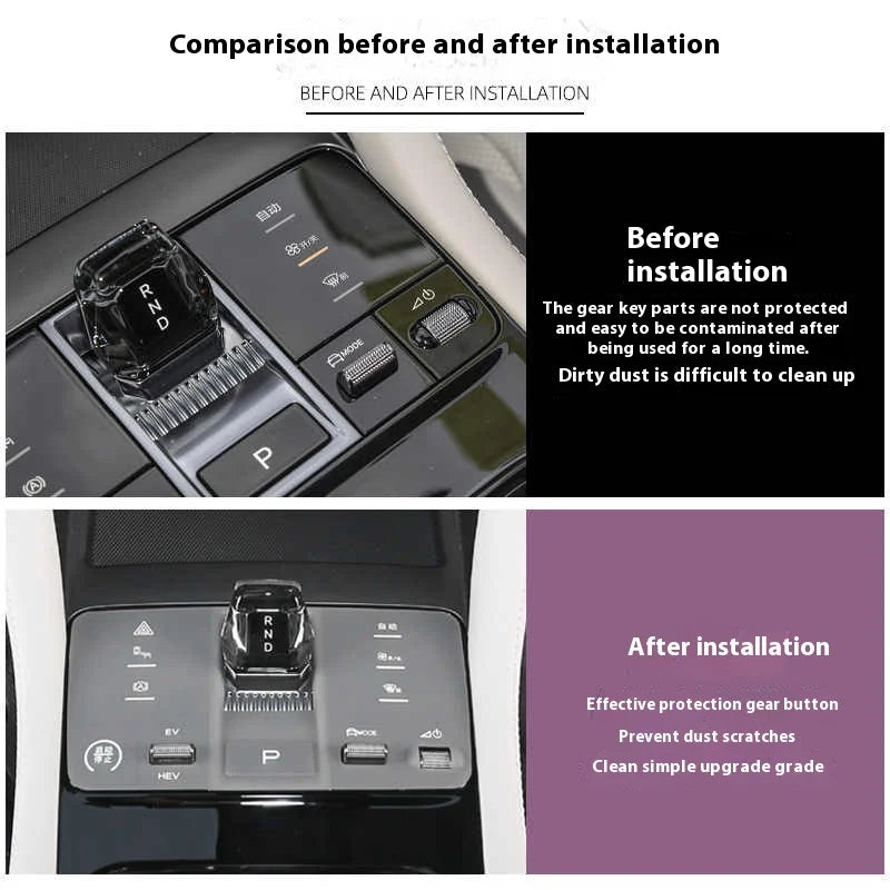 BYD Song Plus DMI / Seal U / Sealion 6 — Silicone Centre Button Guard & Scratch Protector