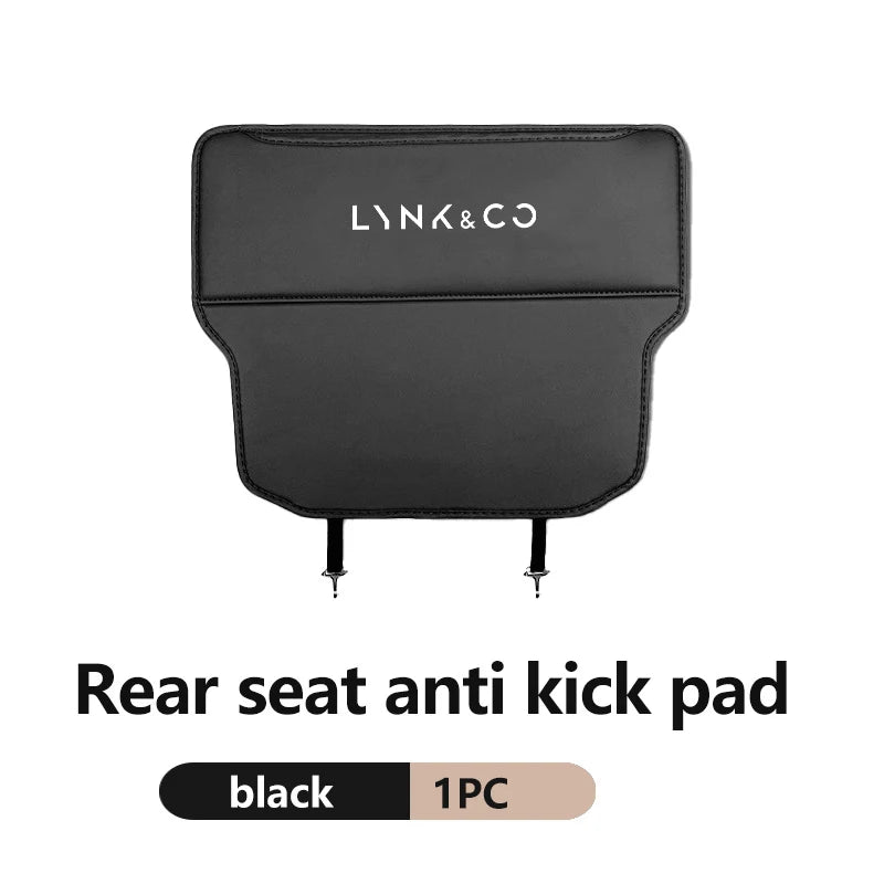 Lynk & Co — Leather Seat Back Anti-Kick Pad with Storage Pocket (01 / 02 / 03 / 05 / 06 / 09)
