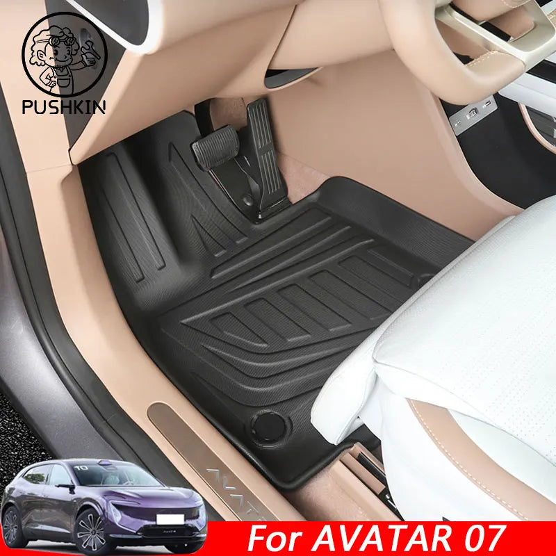 Avatr 07 — 3D TPE Floor Mats & Boot Mat Set, LHD (2025–2026)